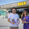 Pascal Bieri (Commercial Excellence und International Business Development bei „Planted“) und Verena Wiederkehr (BILLA Head of Plant-Based Business Development) freuen sich, dass die Produkte von „Planted“ ab sofort bei BILLA, BILLA PLUS und BILLA PFLANZILLA erhältlich sind.