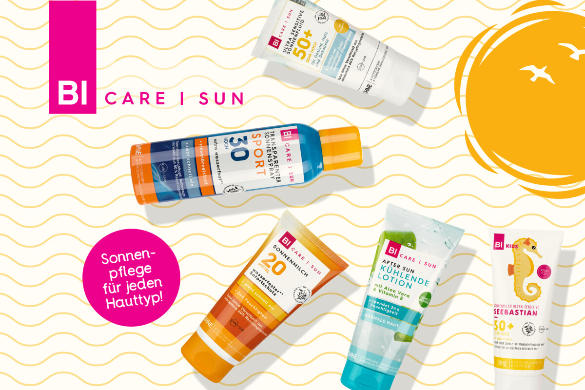 Mit BI CARE SUN und BI KIDS macht Sonnenbaden Spaß!