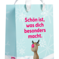 X-MAS Geschenktasche klein blau