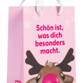 X-MAS Geschenktasche klein rosa