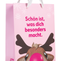 X-MAS Geschenktasche groß rosa