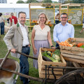 v.l.n.r.: Robert Nagele, Leonore Gewessler, Marcel Haraszti