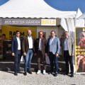 René Parzer (Frischemanager BILLA), Udo Kranawetter (regionaler Einkauf BILLA), Thomas Wendt (Vertriebsleiter BILLA), Florian Hippesroither (Geschäftsführer bei Gourmetfein) und Thomas Steingruber (Vertriebsdirektor BILLA) freuten sich über die gelungene Veranstaltung.