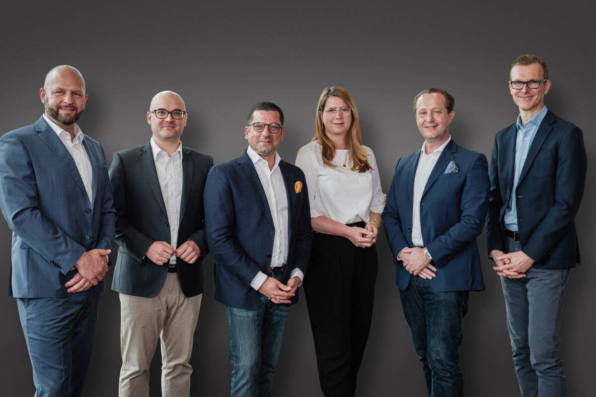 v.l.: Harald Miessner (Vertrieb), Michael Paterno (Insights), Marcel Haraszti (BMÖ-Vorsitzender), Elke Wilgmann (Consumer), Robert Nagele (Immobilien), Erich Szuchy (Category Management/ Einkauf)