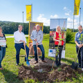 Karin Winter, Obfrau LEADER Region und Bgm. von Maria Anzbach, Robert Nagele, Vorstand BILLA MERKUR Österreich Ressort Immobilien, Franz Wohlmuth, Bgm. Neulengbach, Claudia Holzer, Filialleiterin BILLA Neulengbach, Ronald Würflinger, Geschäftsführer Blühendes Österreich