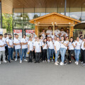 Die Lehrlinge im BILLA Markt in der Hauptstraße 30 waren tatkräftig im Einsatz, um Spenden für den Verein „e.motion Lichtblickhof“ zu sammeln.