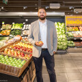 Der Obst- und Gemüsebereich im ersten BILLA Markt, der von einem Kaufmann geführt wird, bietet frischeste Produkte bester Qualität.