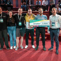 Martin Fluch, CIO of REWE International AG (far right) with the winning team 