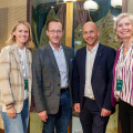 f.l.t.r. Felicia Beck (Group Manager Sustainability), Robert Nagele (BILLA Board Member), Andreas Persigehl (BIPA Managing Director), Tanja Dietrich-Hübner (Senior Adviser Sustainability Corporate Communications and Public Affairs & Board Member BILLA non-profit private foundation Blühendes Österreich)