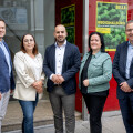 From left to right: Alexander Poropatits-Anderl (BILLA Sales Manager), Julia Lessacher (Deputy District Manager of Vienna's 6th district), Hamed Mohseni (BILLA Sales Director), Nicole Berger-Krotsch (Member of Parliament) and Hermann Bachleitner (Sales Manager).