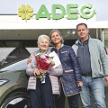 Winner Adelheid Hochfilzer and her children Eva Jeitler and Josef Hochfilzer.