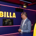 During the official stopover in the Tyrolean capital, Provincial Councilor Mario Gerber visited the BILLA apprentice truck.