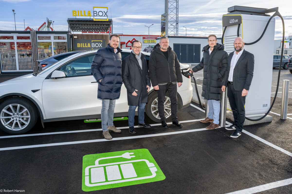 From left to right: Stefan Pany (Head of TAB), Robert Nagele, Gerald Pfoser (TAB/Civil Engineering), Alexander Borucki (TAB/Civil Engineering), Harald Mießner.