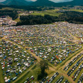 The camping area at the Electric Love Festival.