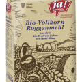 Ja! Natürlich organic wholemeal rye flour from the Lobau Organic Centre of the City of Vienna