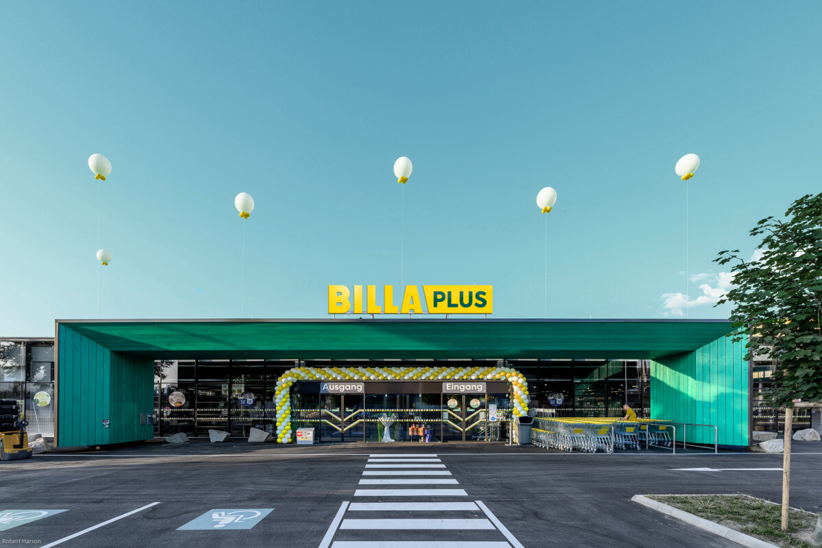 Visualisation of a BILLA Plus shop