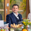 From left: Moderator Peter Filzmaier (political scientist and university lecturer), Marcel Haraszti (Executive Board Member REWE International AG) and Andreas Steidl (CEO Ja! Natürlich) during the discussion of the first BILLA Table Talk.