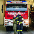 ADEG salesman Markus Stubauer from Maria Neustift (district of Steyr-Land in Upper Austria) volunteers with the local fire brigade