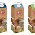 The new Brown Board milk cartons with 20% less CO2 footprint