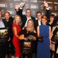 The award-winning team at the award ceremony in the MARX HALLE.