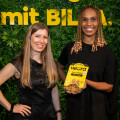 (from left to right): Verena Wiederkehr, BILLA Head of Plant-Based Business Development, together with Shani Wright, Heura Foods Head of Global Corporate Communications and PR, are pleased to announce that Heura's plant-based products are now exclusively available at BILLA, BILLA PLUS and BILLA PFLANZILLA.