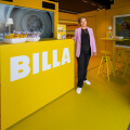 Elke Peller-Kühne (Leiterin Human Resources Management bei BILLA AG) beim Auftakt der BILLA Transformer Tour im Wiener Prater.