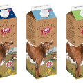 Die neuen Brown Board Milchkartons mit 20% weniger CO2 Footprint