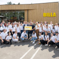 Die Lehrlinge sowie das gesamte BILLA Team waren vom Erfolg der Charity-Aktion begeistert.