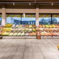 Der Obst- und Gemüsebereich im ersten BILLA Markt, der von einem Kaufmann geführt wird, bietet frischeste Produkte bester Qualität.