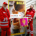 BILLA unterstützte das Rote Kreuz beim Vienna City Marathon mit Lebensmittelspenden.