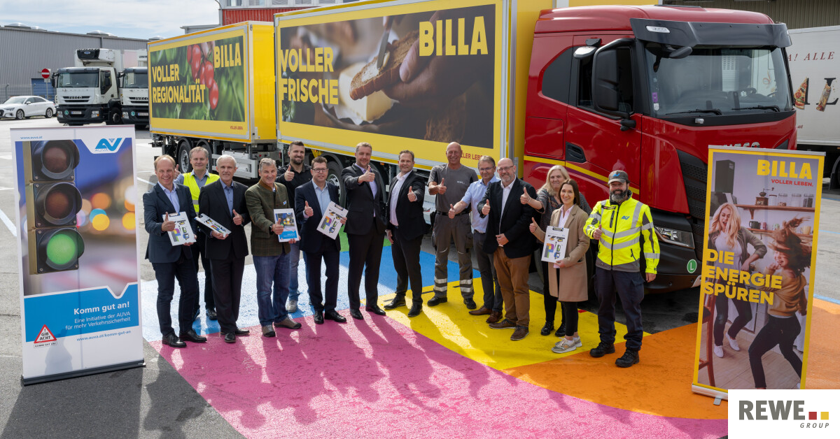 "Get there safely!" with REWE Group in Austria and AUVA | REWE Group in