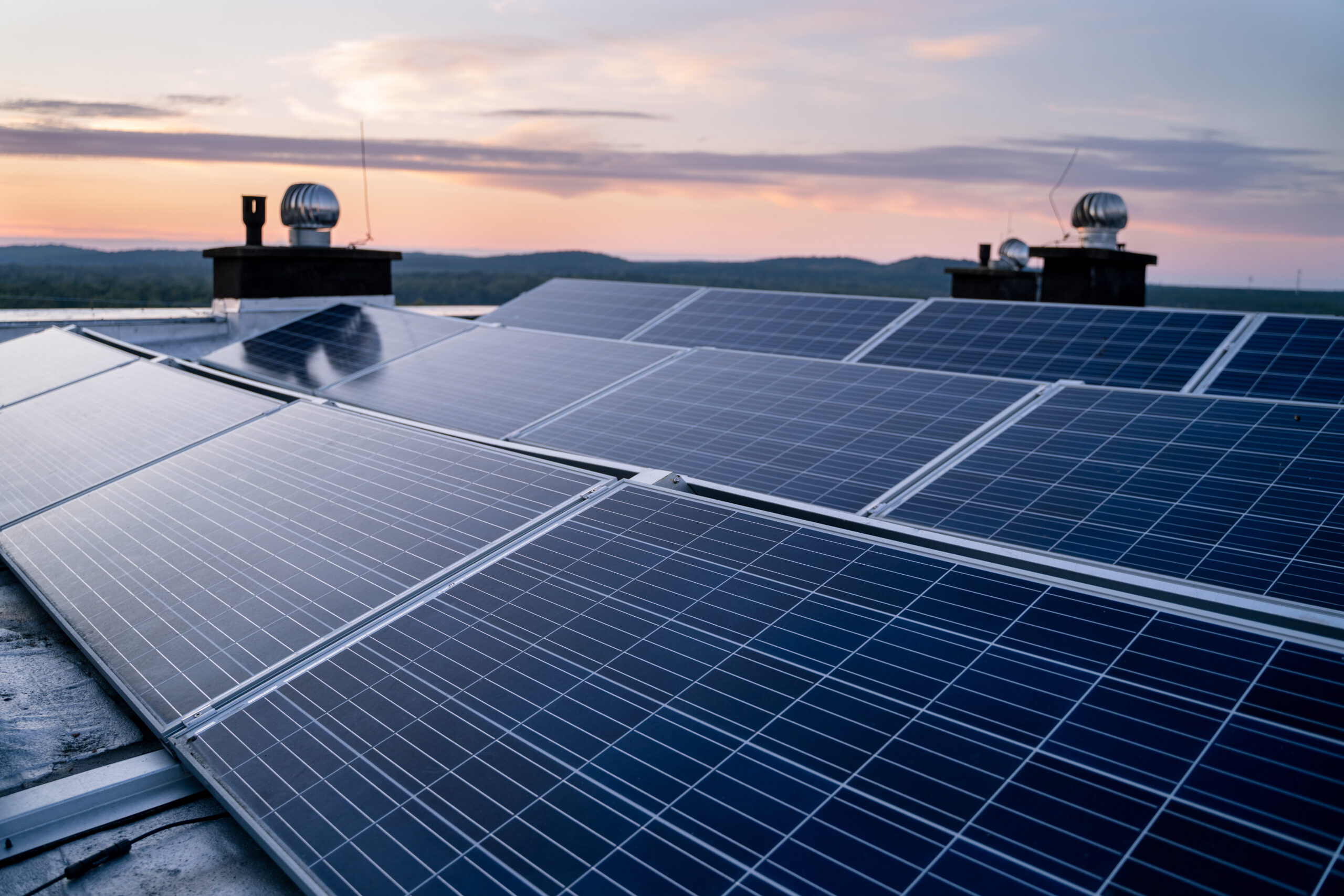 Photovoltaik-Anlage auf einem Dach