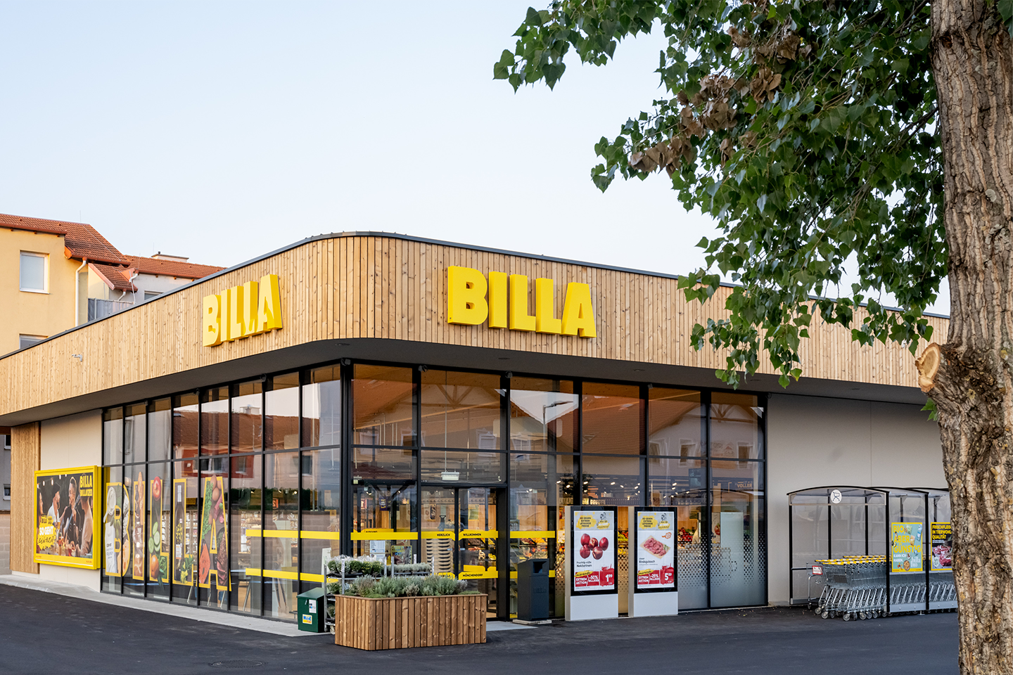 Außenansicht eines BILLA Markts