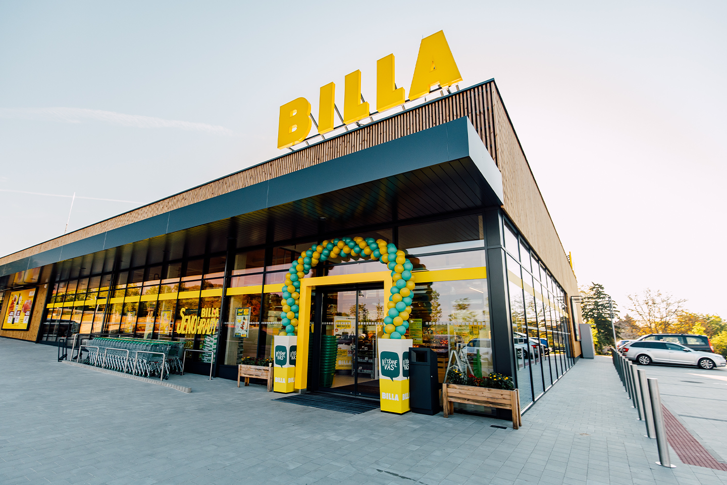 Außenansicht eines BILLA Markts